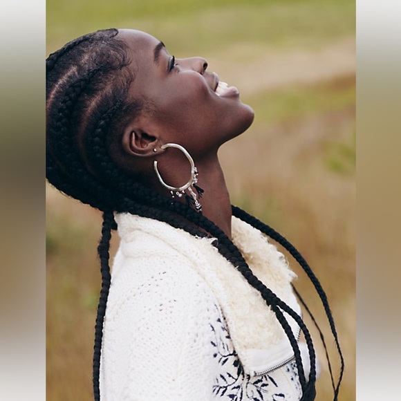 Free People Come Back Baby Hoops - Picture 4 of 5
